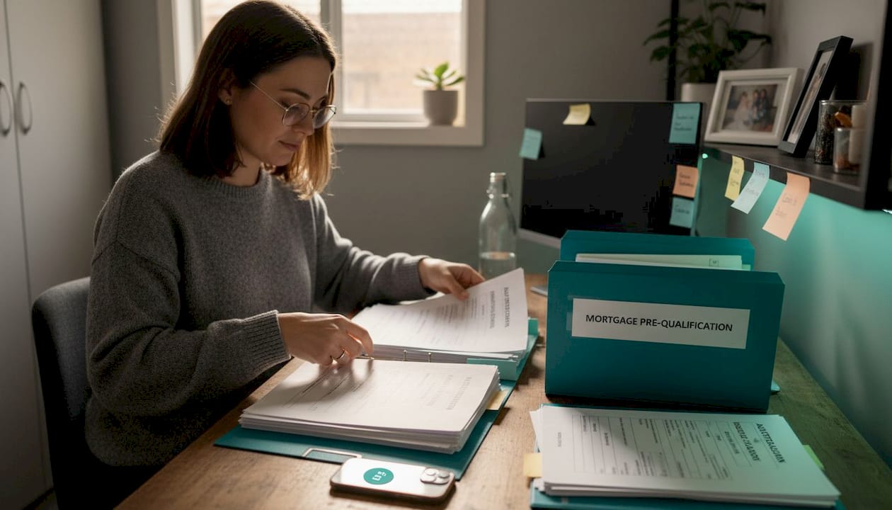 Organizing documents for pre-qualification process