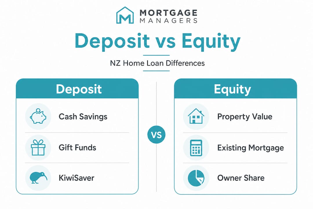 Infographic comparing deposit and equity differences