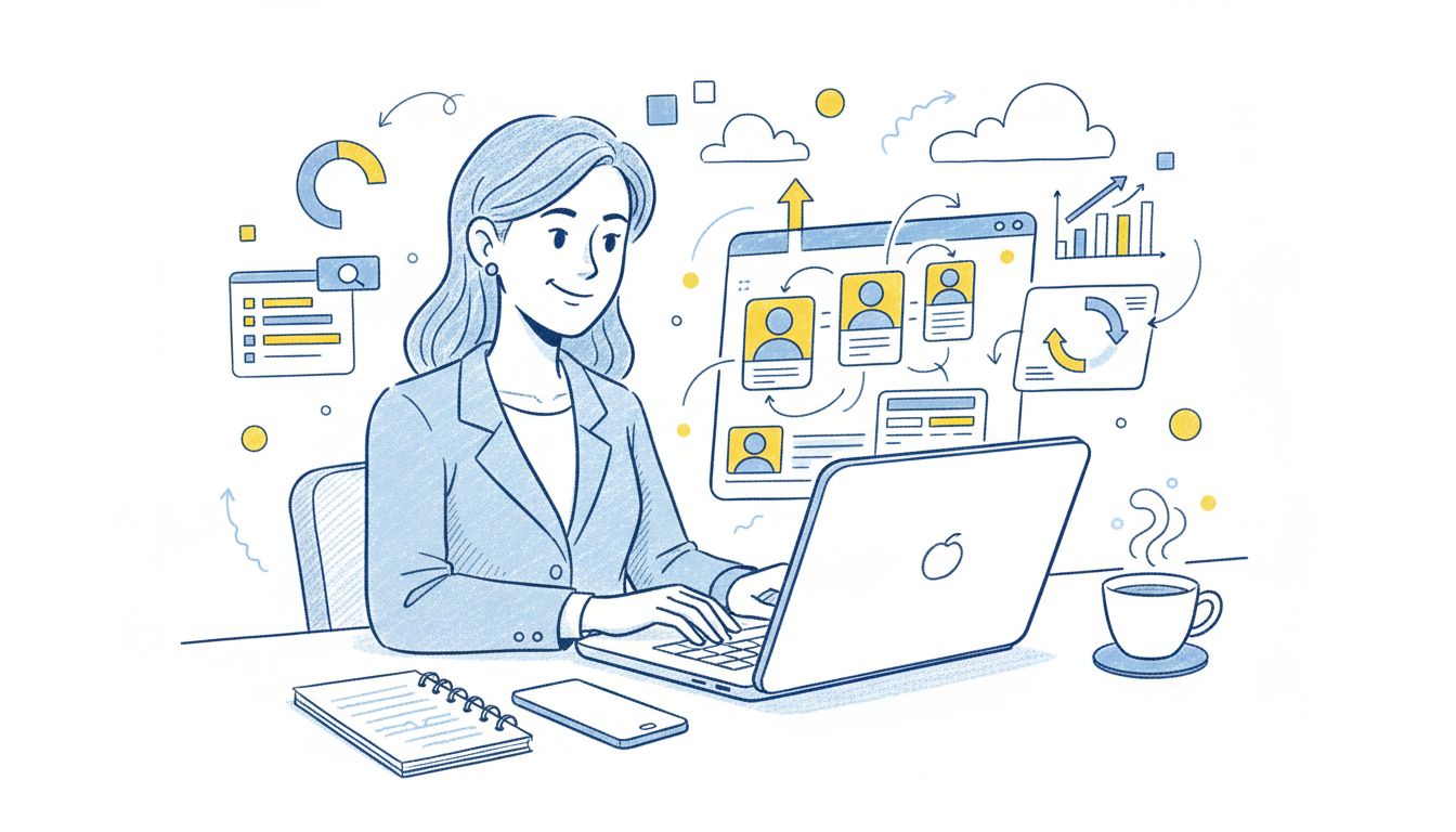 B2B leadgeneratie werkplek