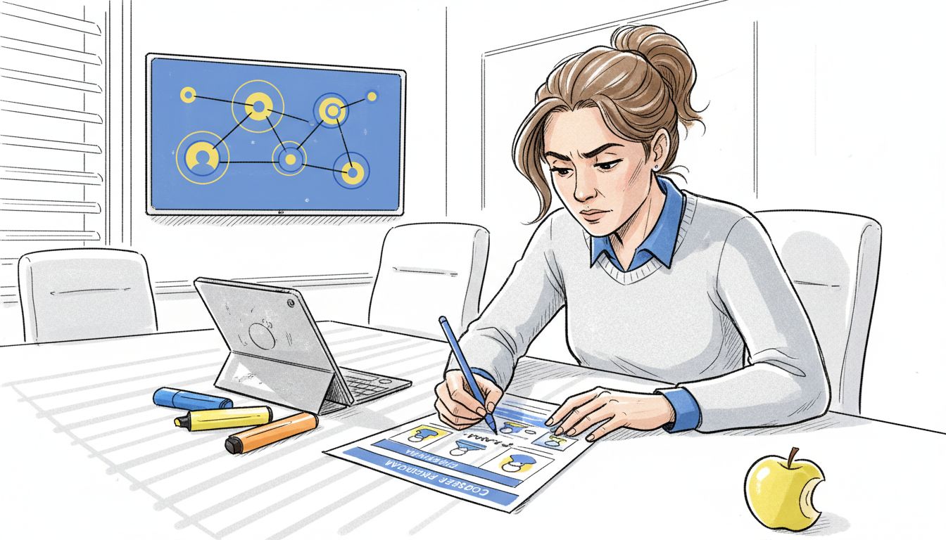 Marketer creates B2B audience persona worksheet