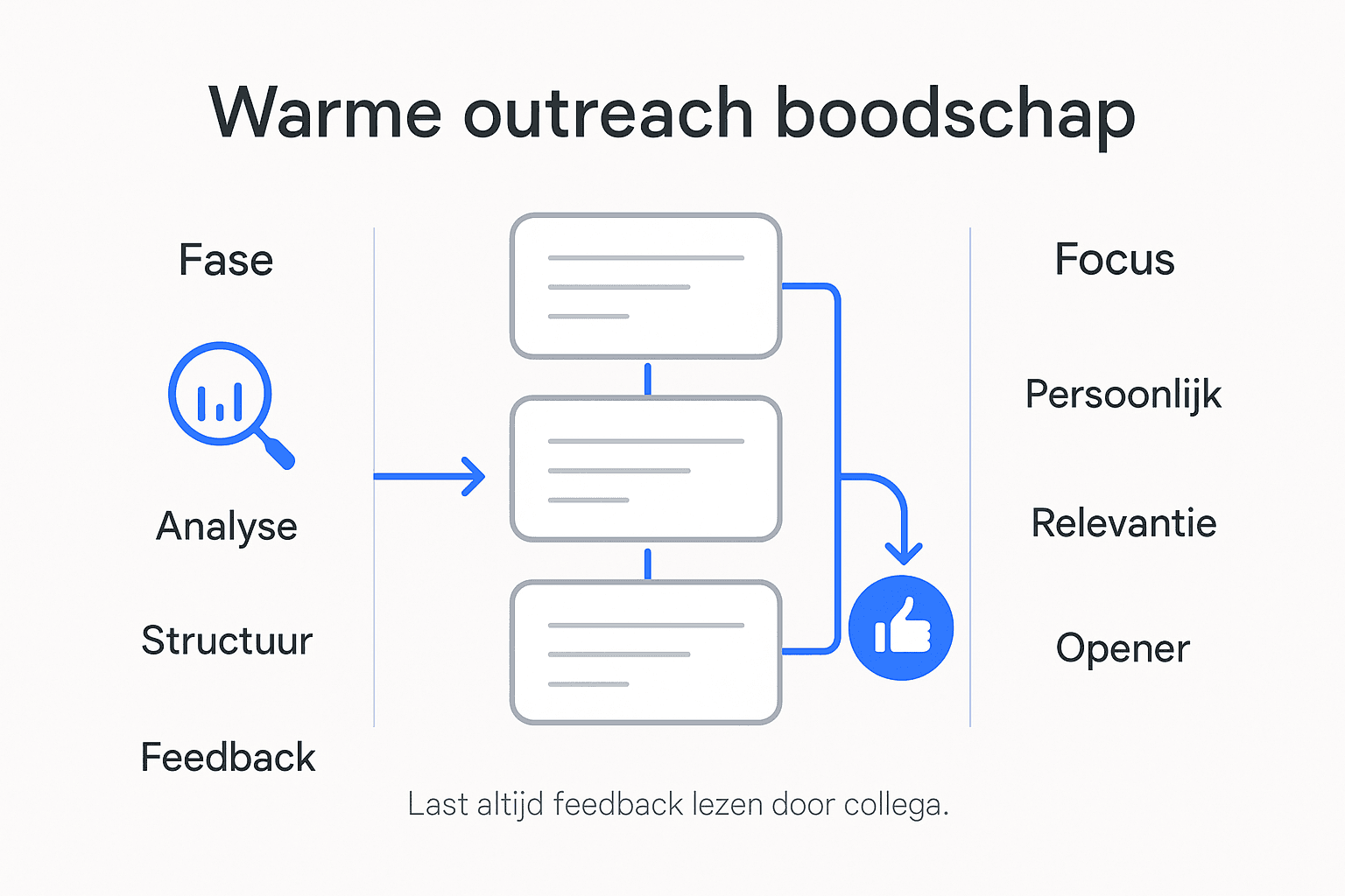 Infographic: zo bouw je stap voor stap aan een persoonlijke B2B-boodschap