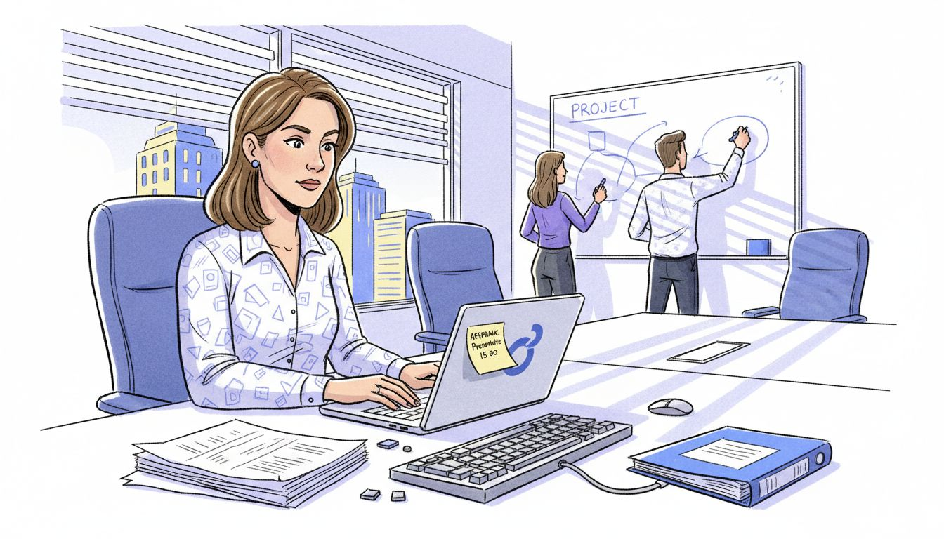 Vrouw verdiept zich in automatisering van leadgeneratie