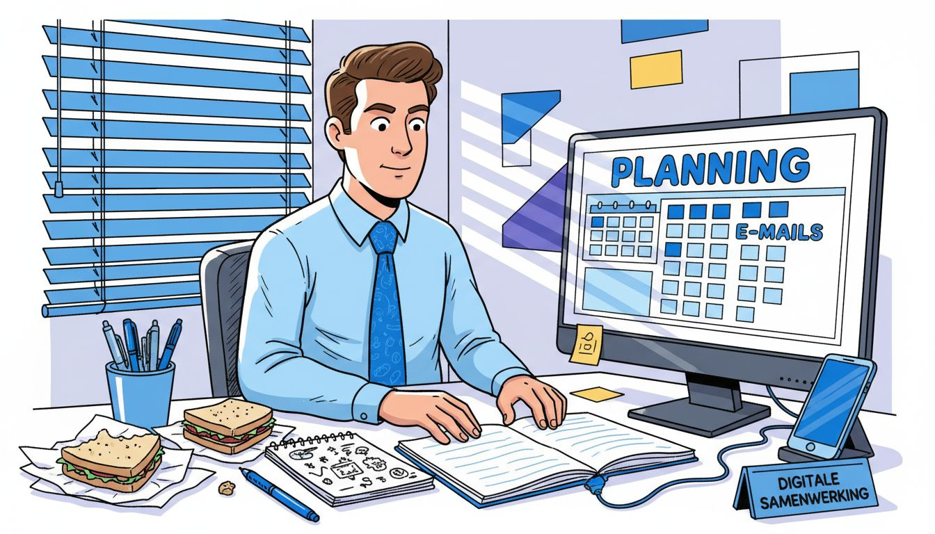 Accountmanager stelt een gestructureerde aanpak op voor het benaderen van zakelijke klanten.