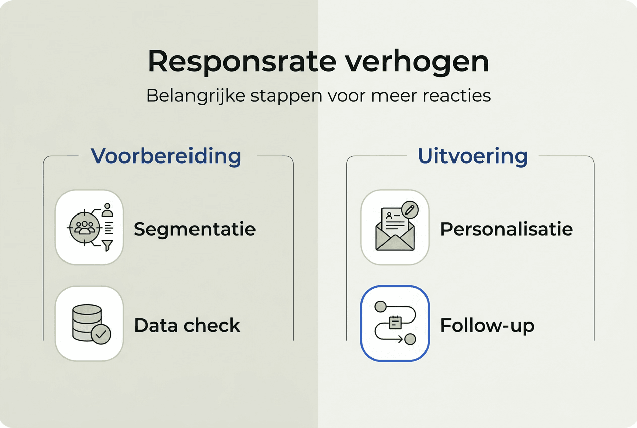 Infographic: zo verhoog je eenvoudig je responspercentage