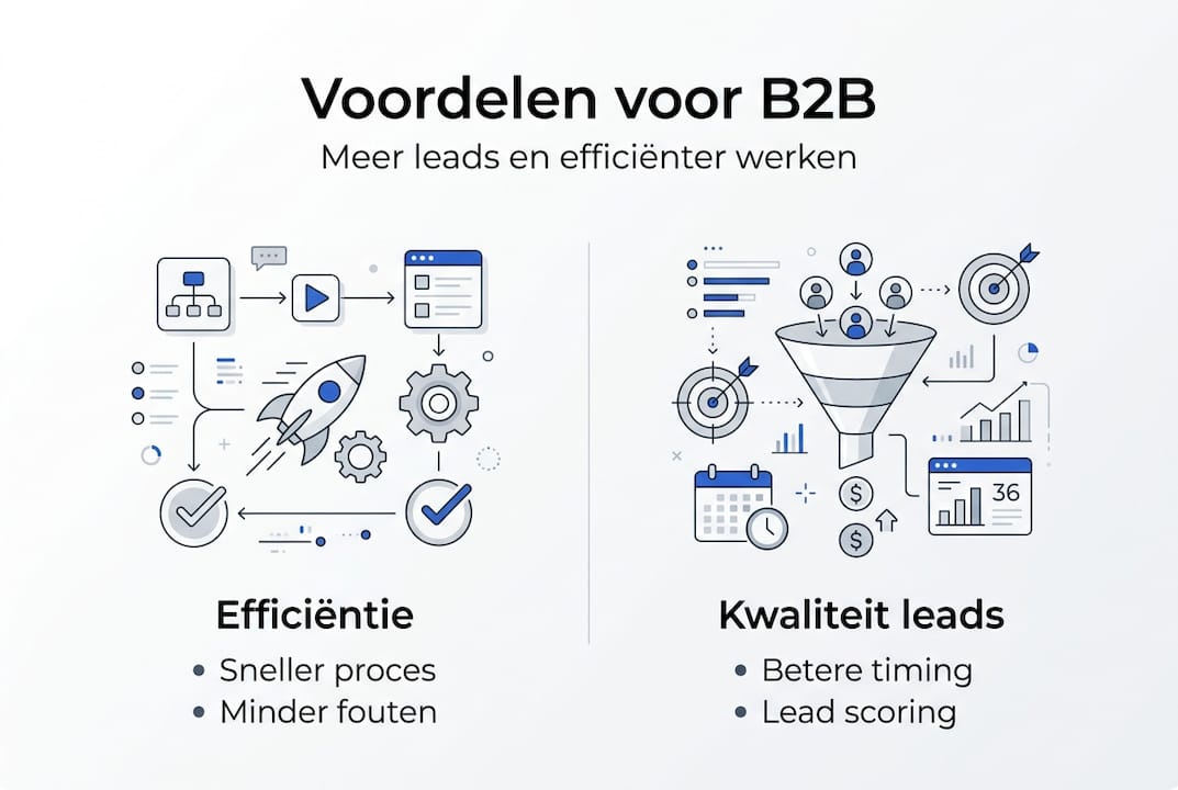 Infographic: de voordelen van marketingautomatisering voor B2B-bedrijven