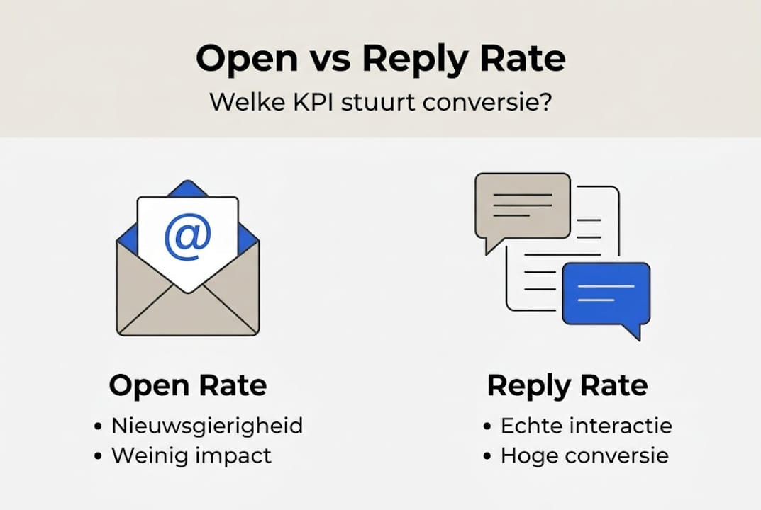Infographic: openingspercentage versus reactiepercentage