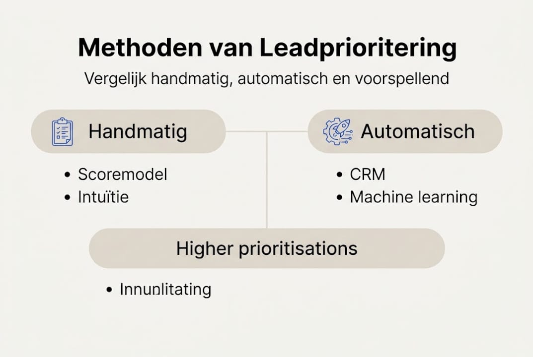 Infographic: een handig overzicht van methodes om leads te prioriteren