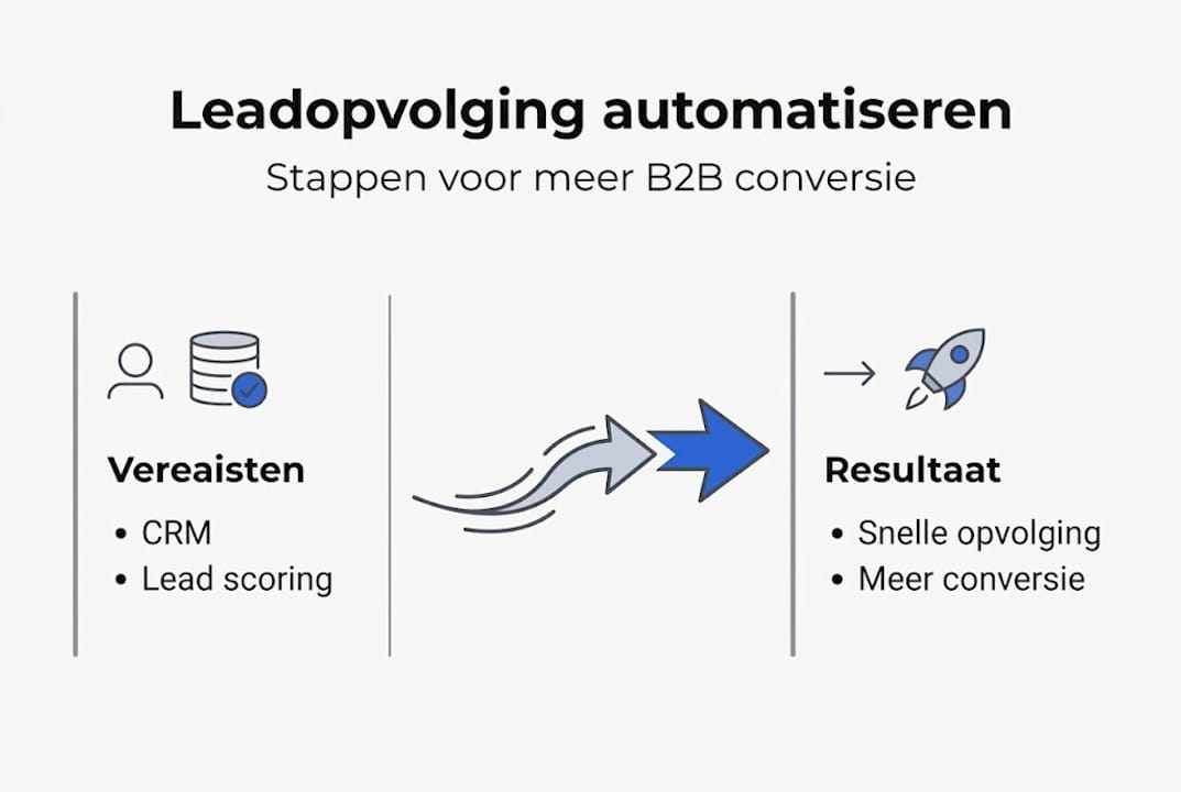 Infographic: Zo automatiseer je de opvolging van B2B-leads