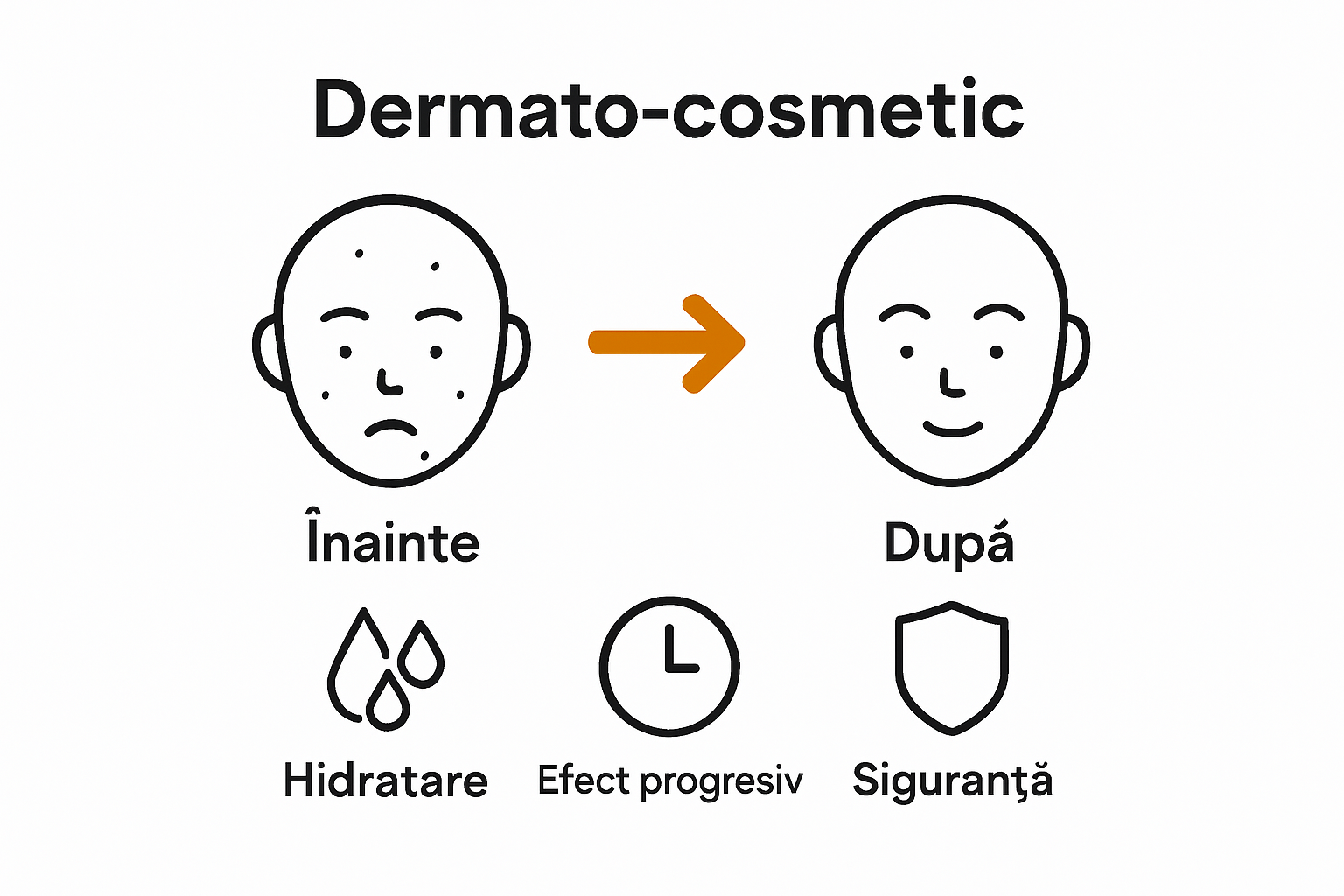 Comparison of dermato-cosmetic treatment results and benefits