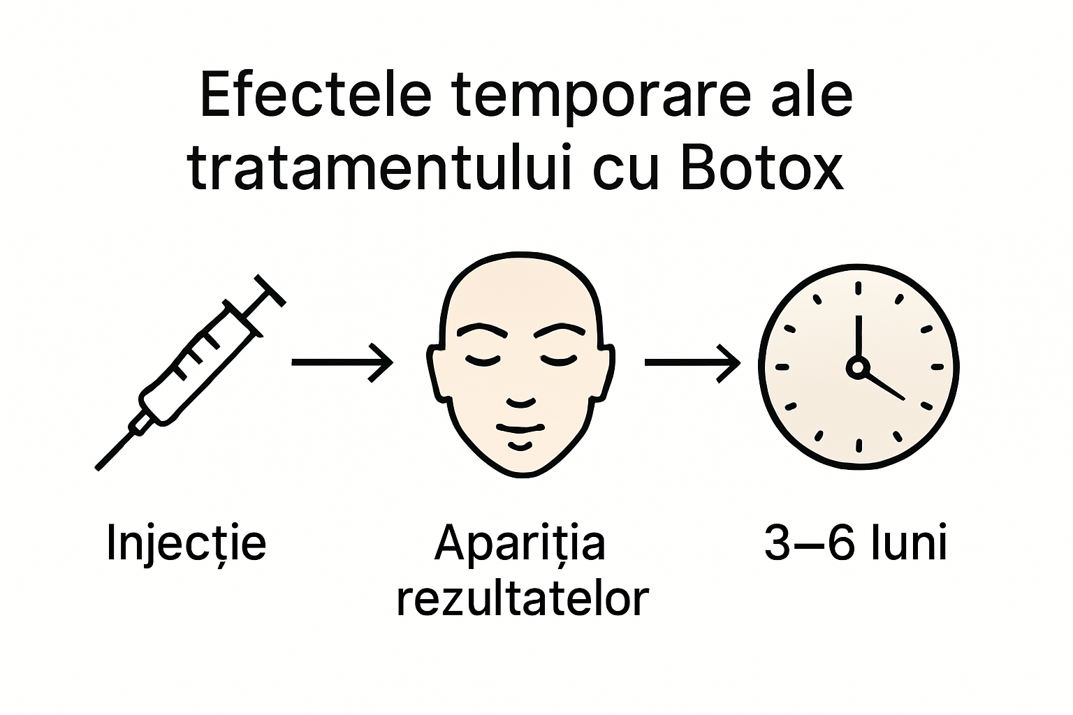 Infografic: cum evoluează efectele Botoxului în timp