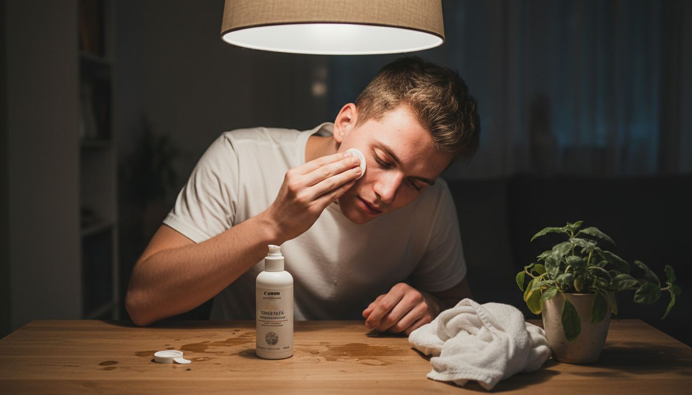 Rutina de îngrijire acasă: aplicarea tonerului și hidratarea pielii