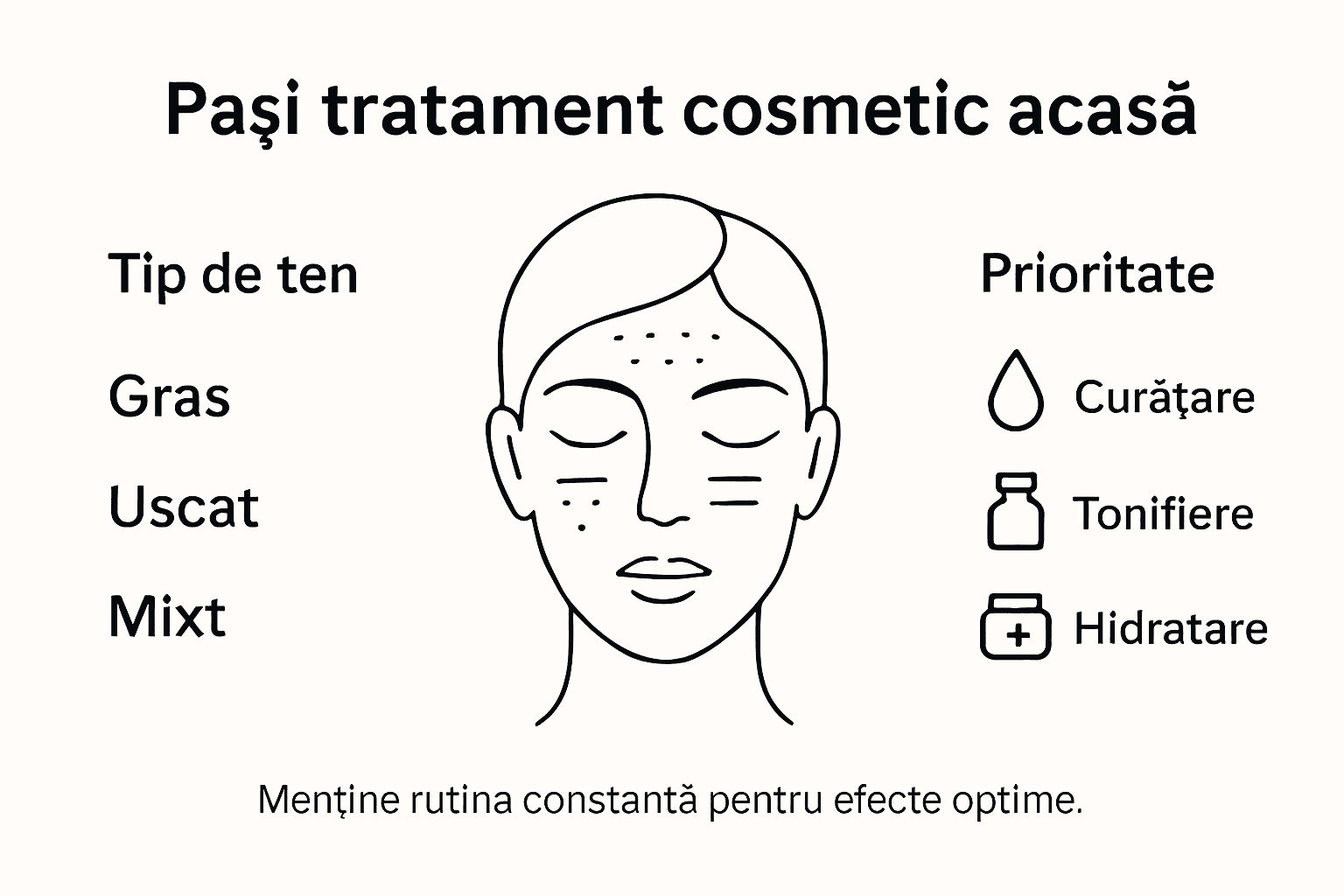 Infografic: Cum îți recunoști tipul de ten și ce ar trebui să prioritizezi în îngrijirea pielii