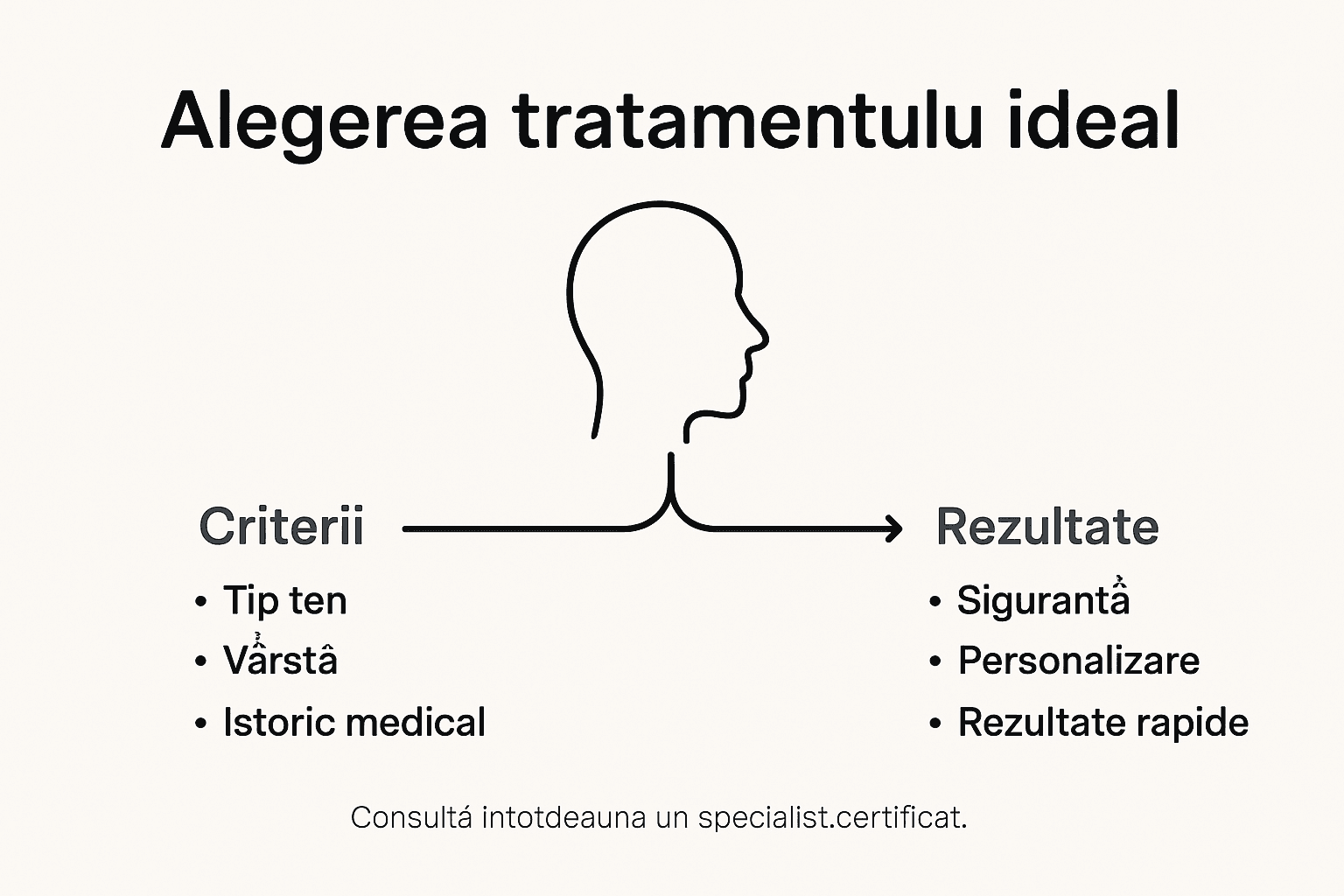 Infografic: cum să alegi un tratament sigur și adaptat nevoilor tale