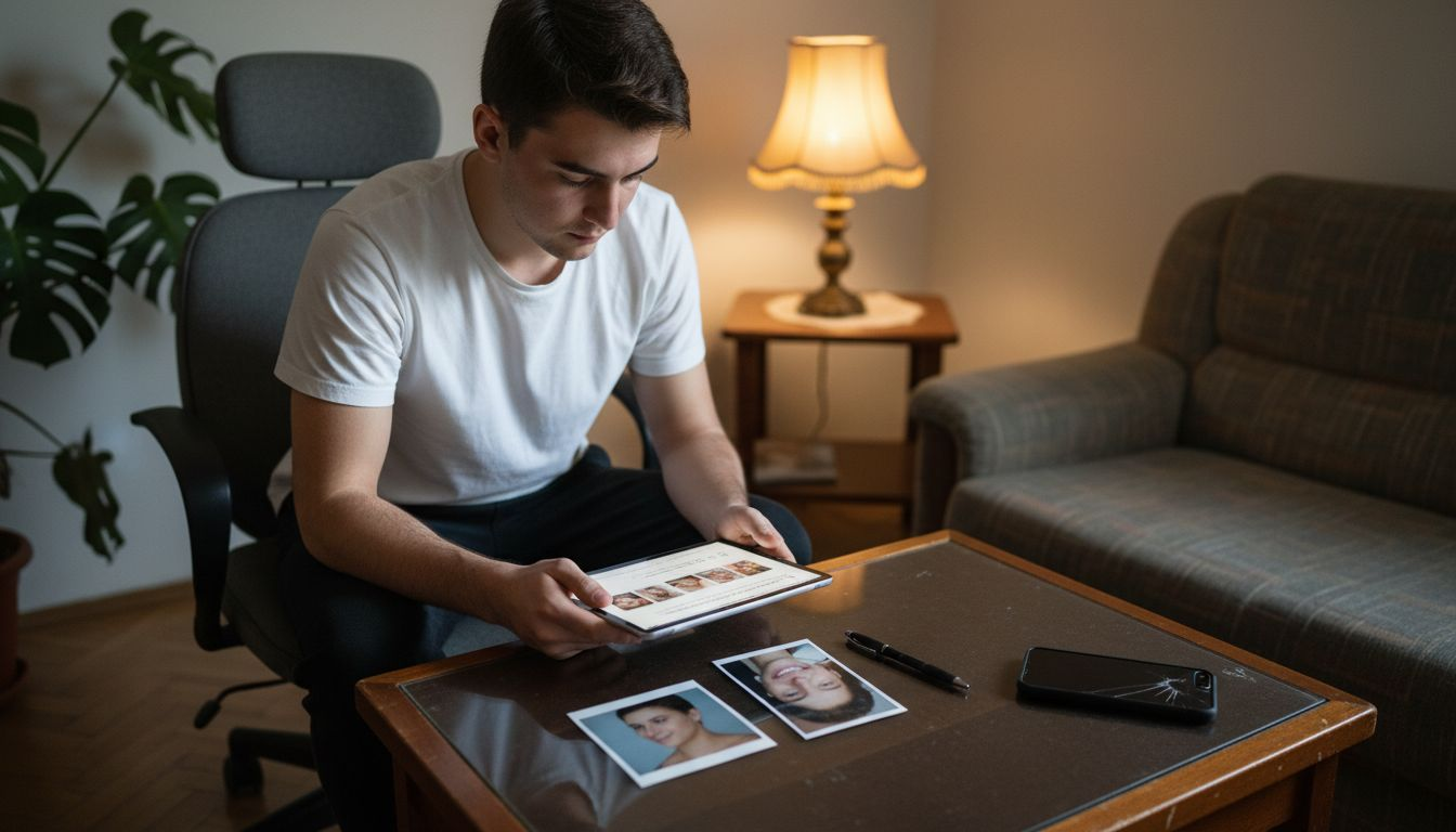 Pacientul trimite fotografii pentru o consultare estetică