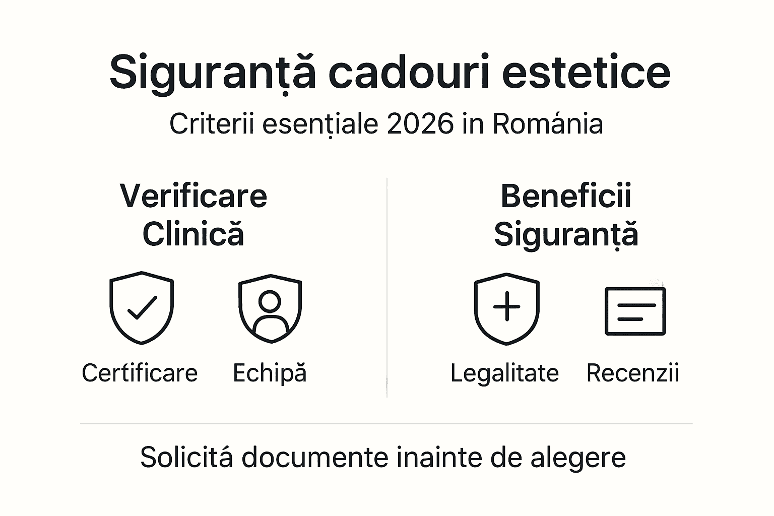 Infografic: Cum alegi în siguranță un cadou estetic în România – criterii esențiale de care să ții cont