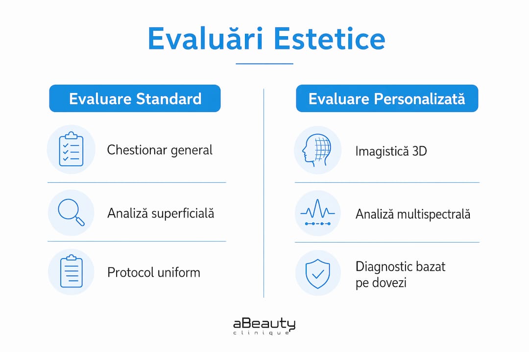 Infografic: comparație între principalele tehnologii de evaluare estetică