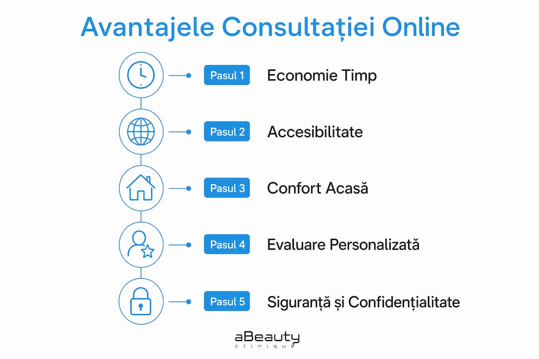 Infografic: De ce merită să alegi o consultație online pentru îngrijirea și estetica personală