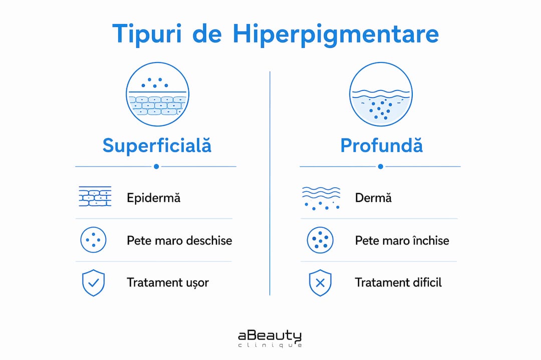 Infografic: cum se diferențiază principalele tipuri de hiperpigmentare