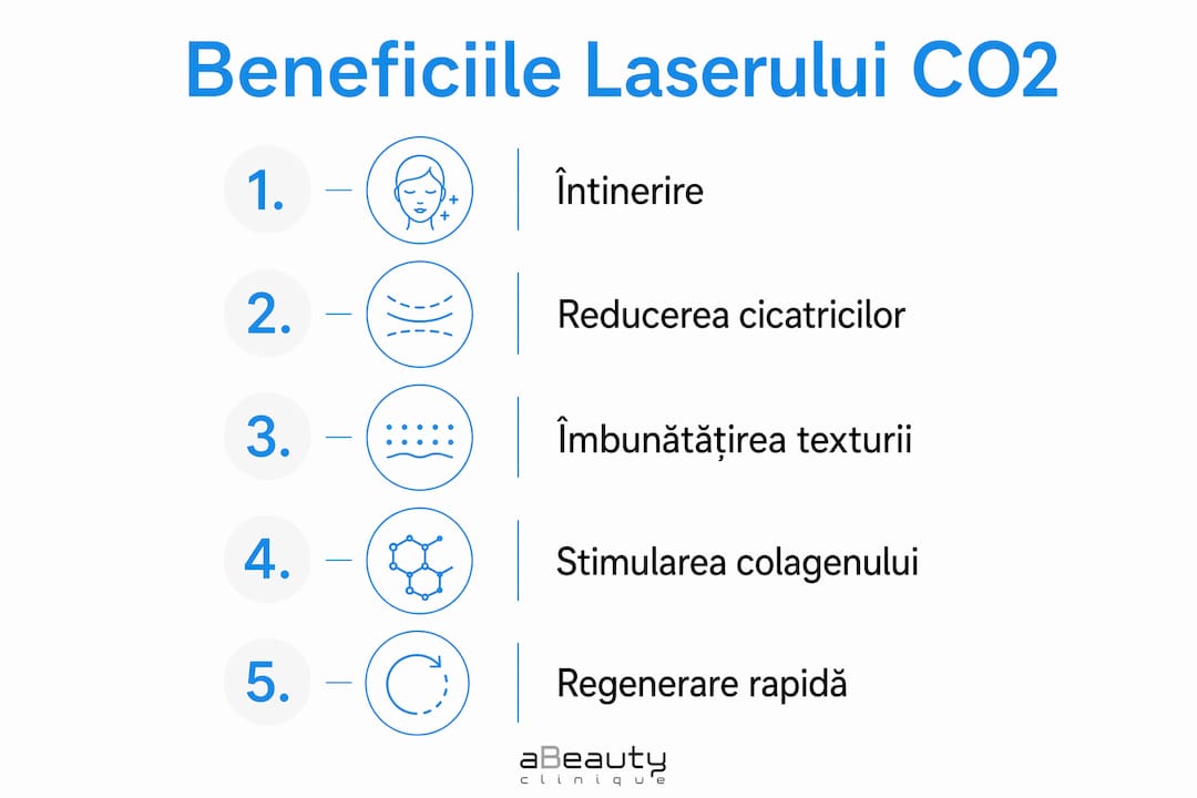 Infografic: Cum te ajută tratamentul cu laser CO2 să ai o piele mai sănătoasă și mai tânără