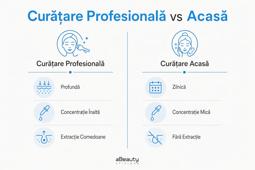 Infografic: diferențele dintre curățenia profesională și cea făcută acasă