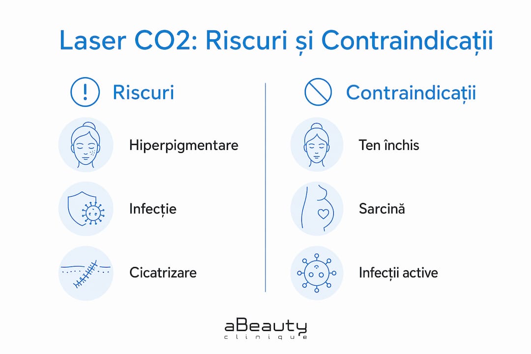 Infografic: ce riscuri și contraindicații are tratamentul cu laser CO2
