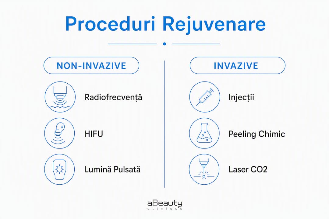Infografic: tipuri de tratamente faciale