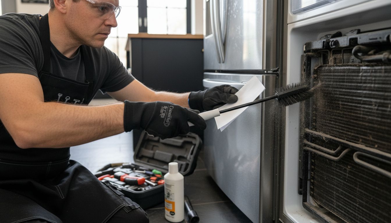 Step by Step Refrigerator Fix Guide for Homeowners clean refrigerator coils