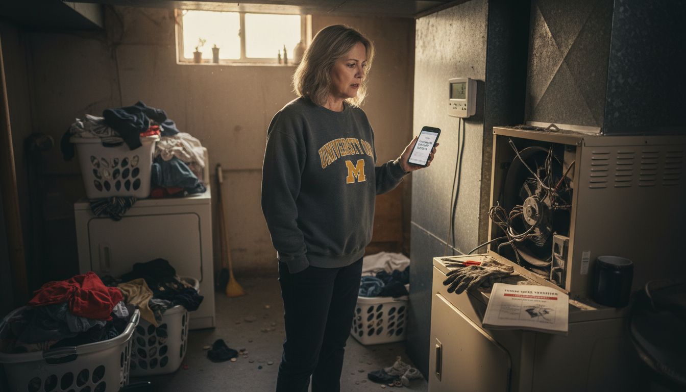 Homeowner facing urgent hvac repair