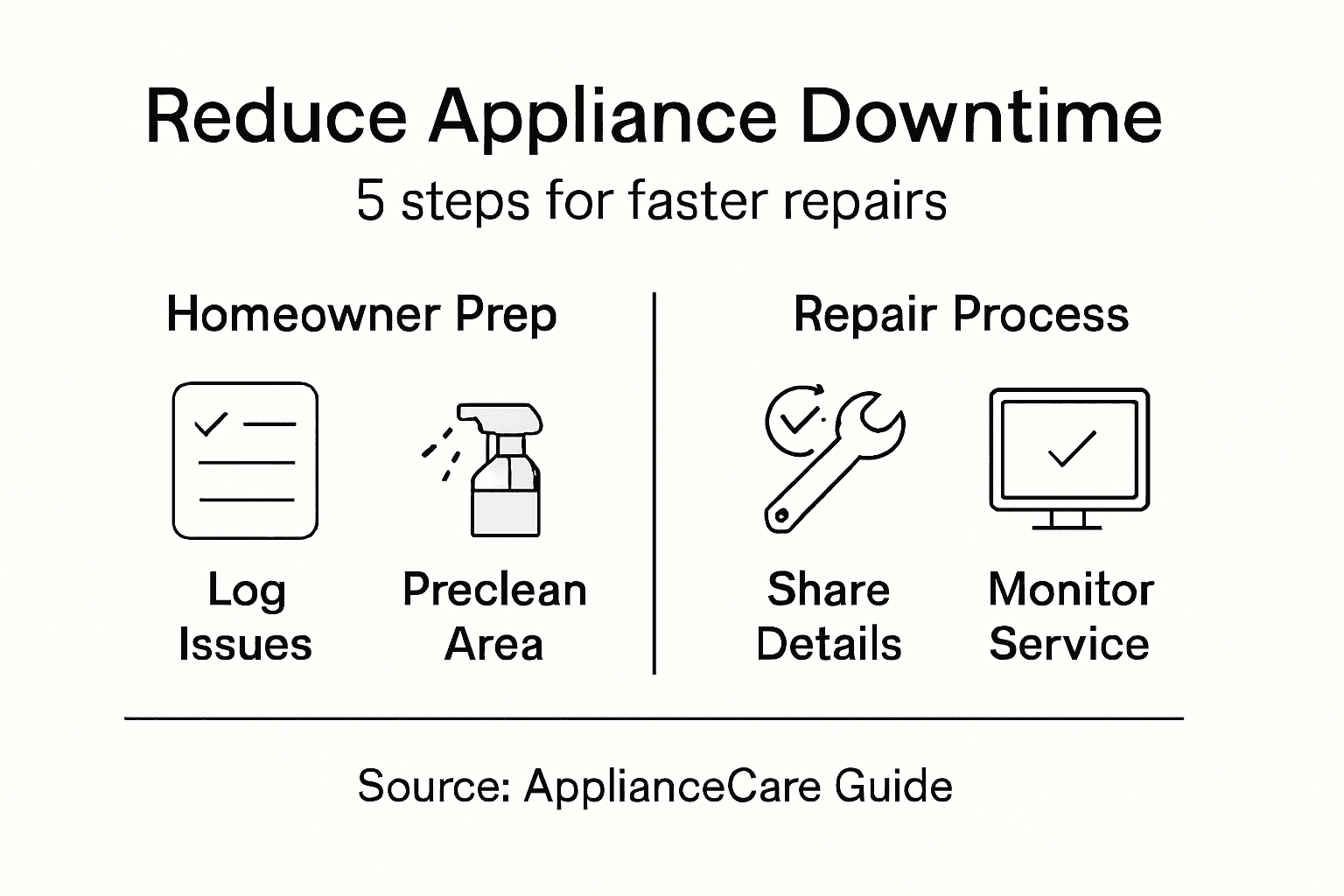 Infographic five steps to reduce downtime