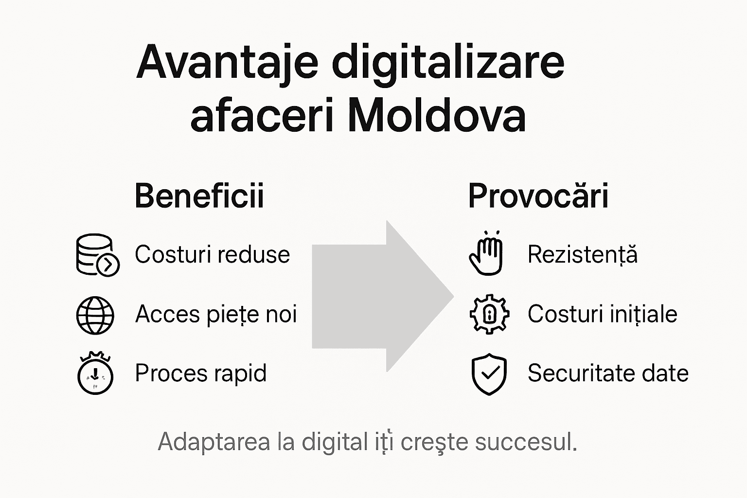 Infografic: oportunități și dificultăți ale digitalizării în Republica Moldova