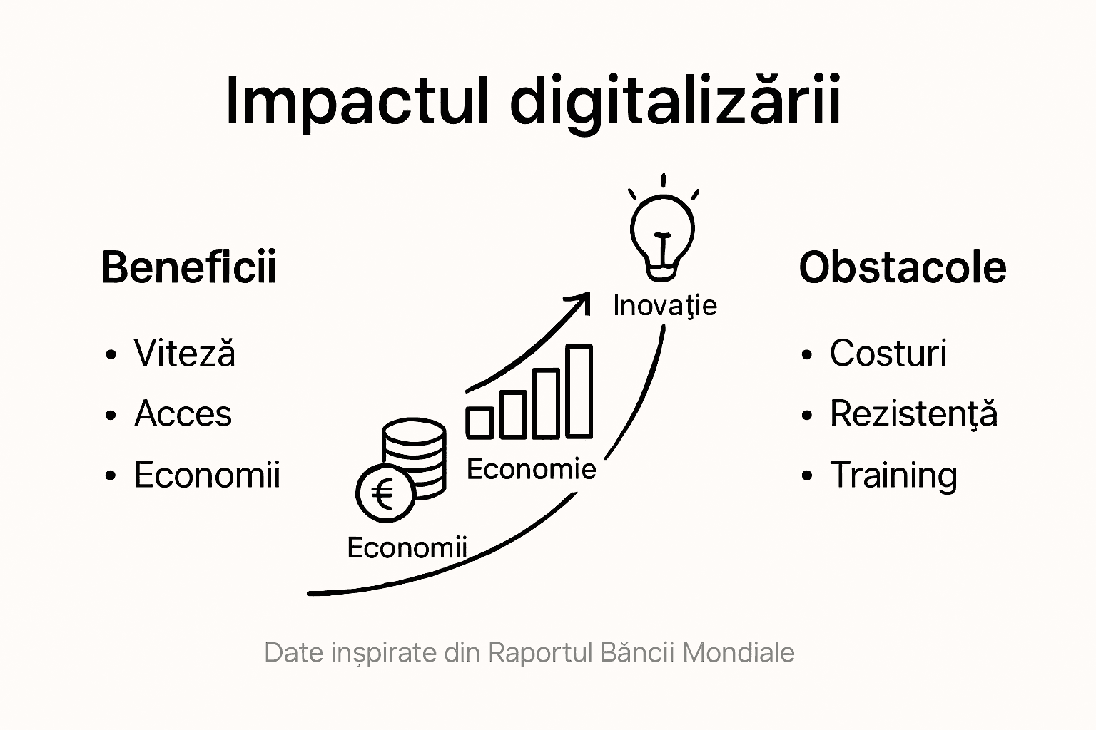 Инфографика: как цифровизация влияет на конкурентоспособность в Республике Молдова