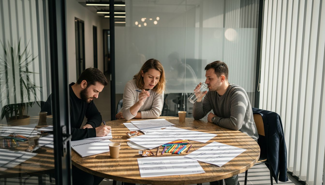 Команда анализирует функциональность будущей платформы