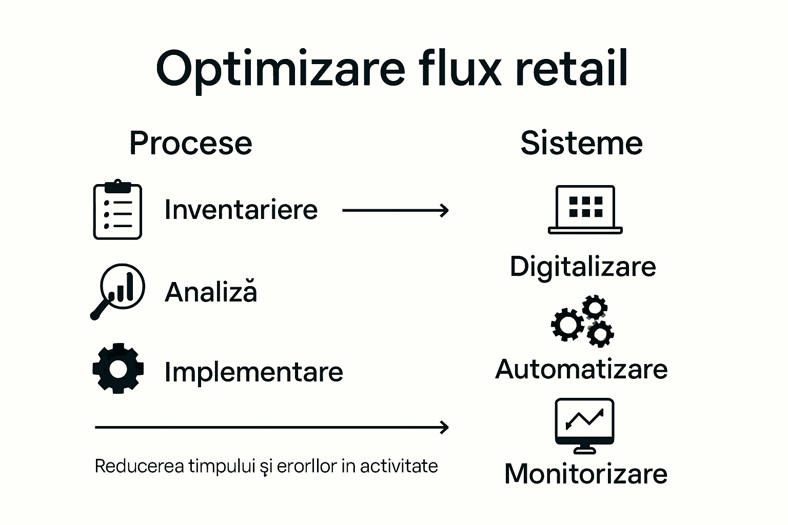 Infografic: cum îți poți eficientiza procesul de vânzare în retail – pași esențiali și soluții recomandate