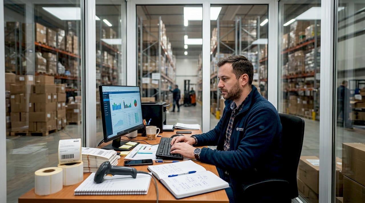 Координатор проверяет и обновляет остатки на складе