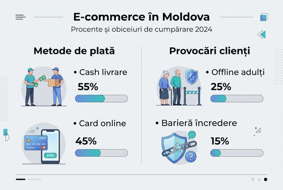 Infografic: Cum arată statisticile și comportamentul cumpărătorilor în mediul online