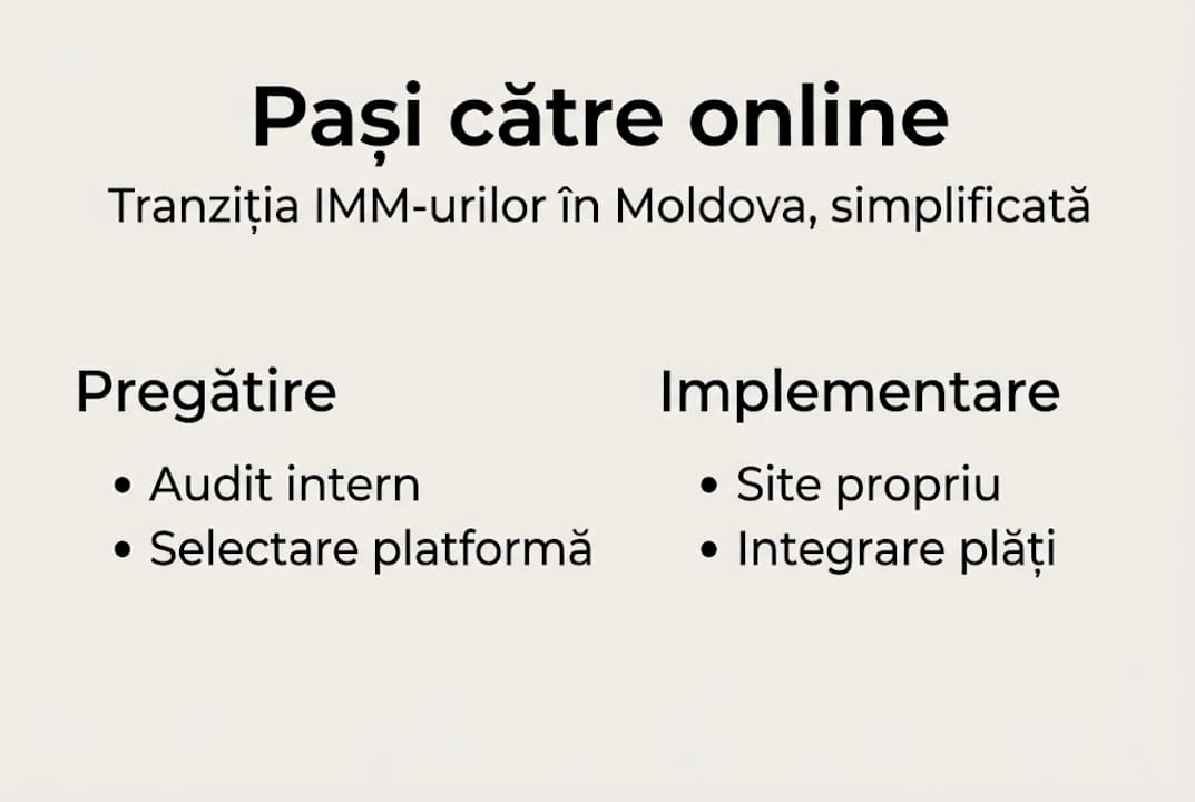 Infografic: Etapele prin care trec IMM-urile în procesul de digitalizare
