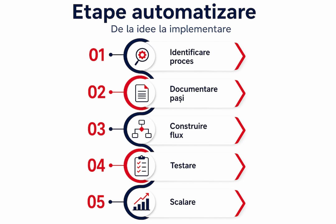 Infografic: Cum îți poți automatiza afacerea pas cu pas
