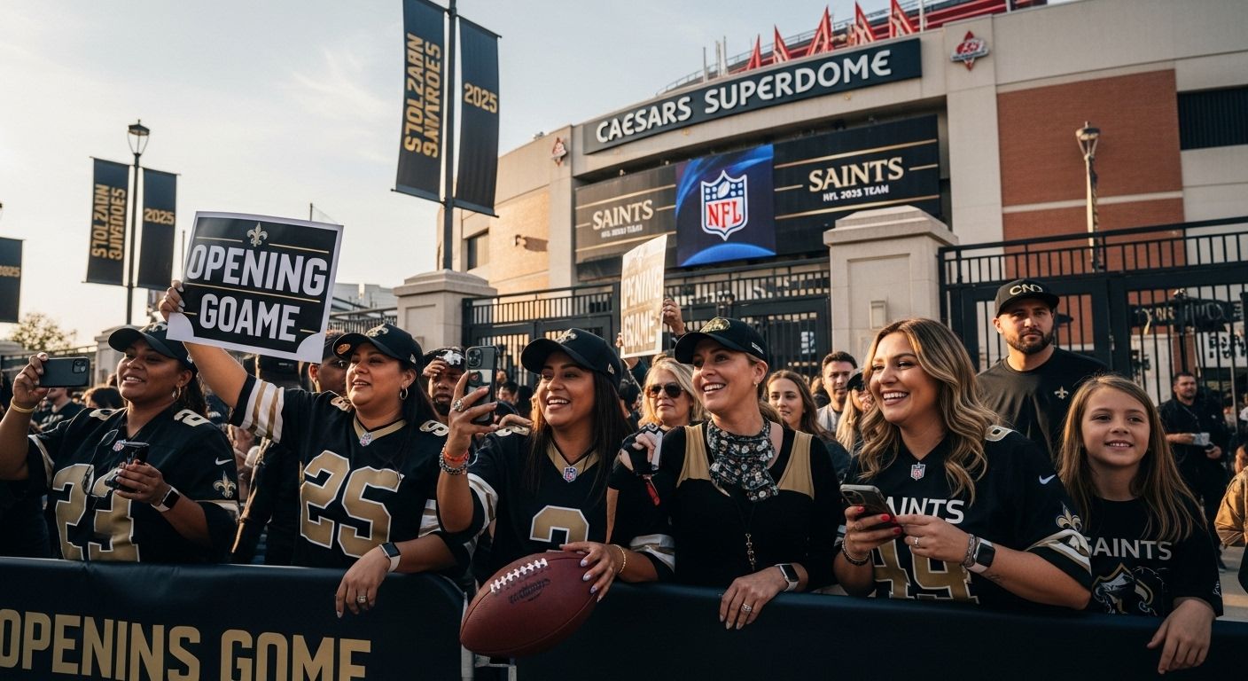 Saints NFL 2025 stadium