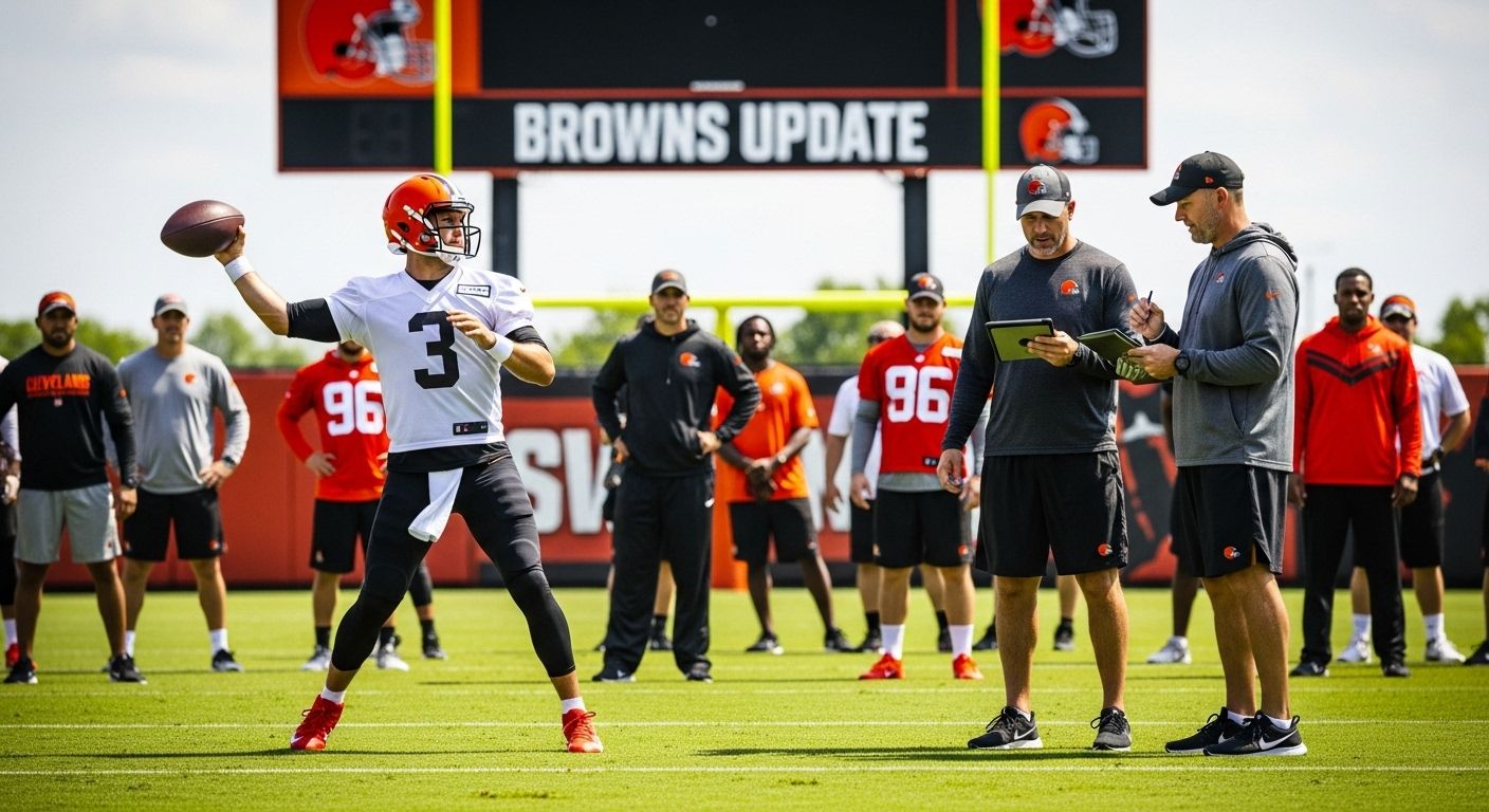 cleveland browns practice update