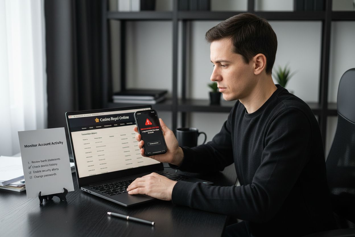 monitor gambling account activity