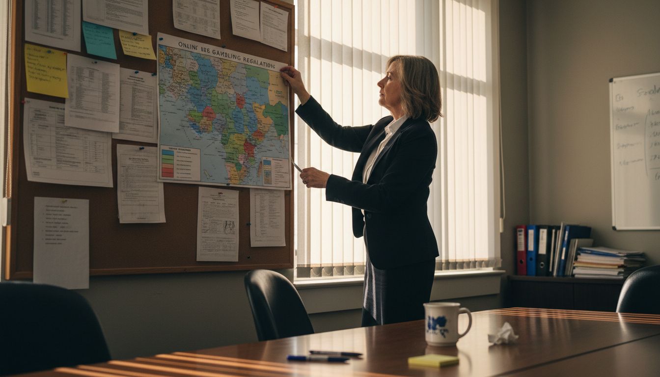 Agency official posts gambling regulation map