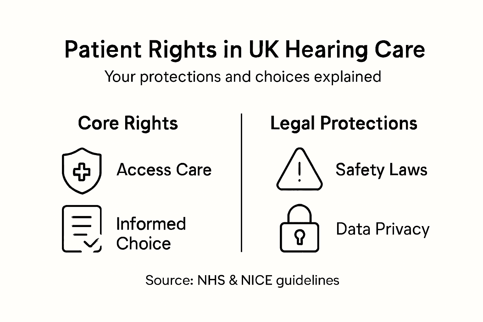 Infographic on patient rights and protections
