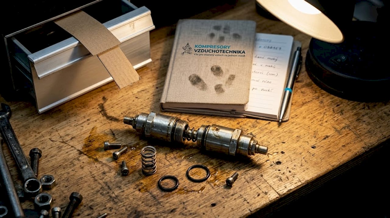 Podrobný pohled na pružinový zpětný ventil a jeho součásti