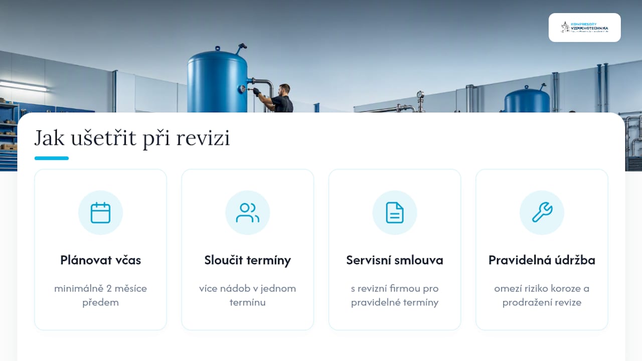 Čtyři způsoby, jak ušetřit náklady na revizích