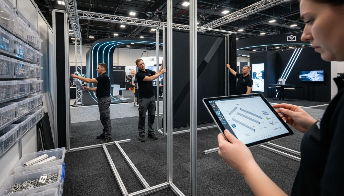 modular booth assembly