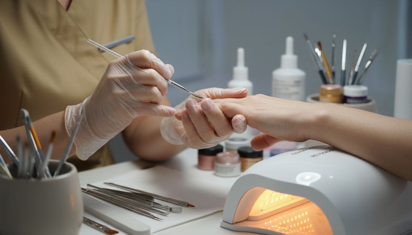 applicazione gel unghie