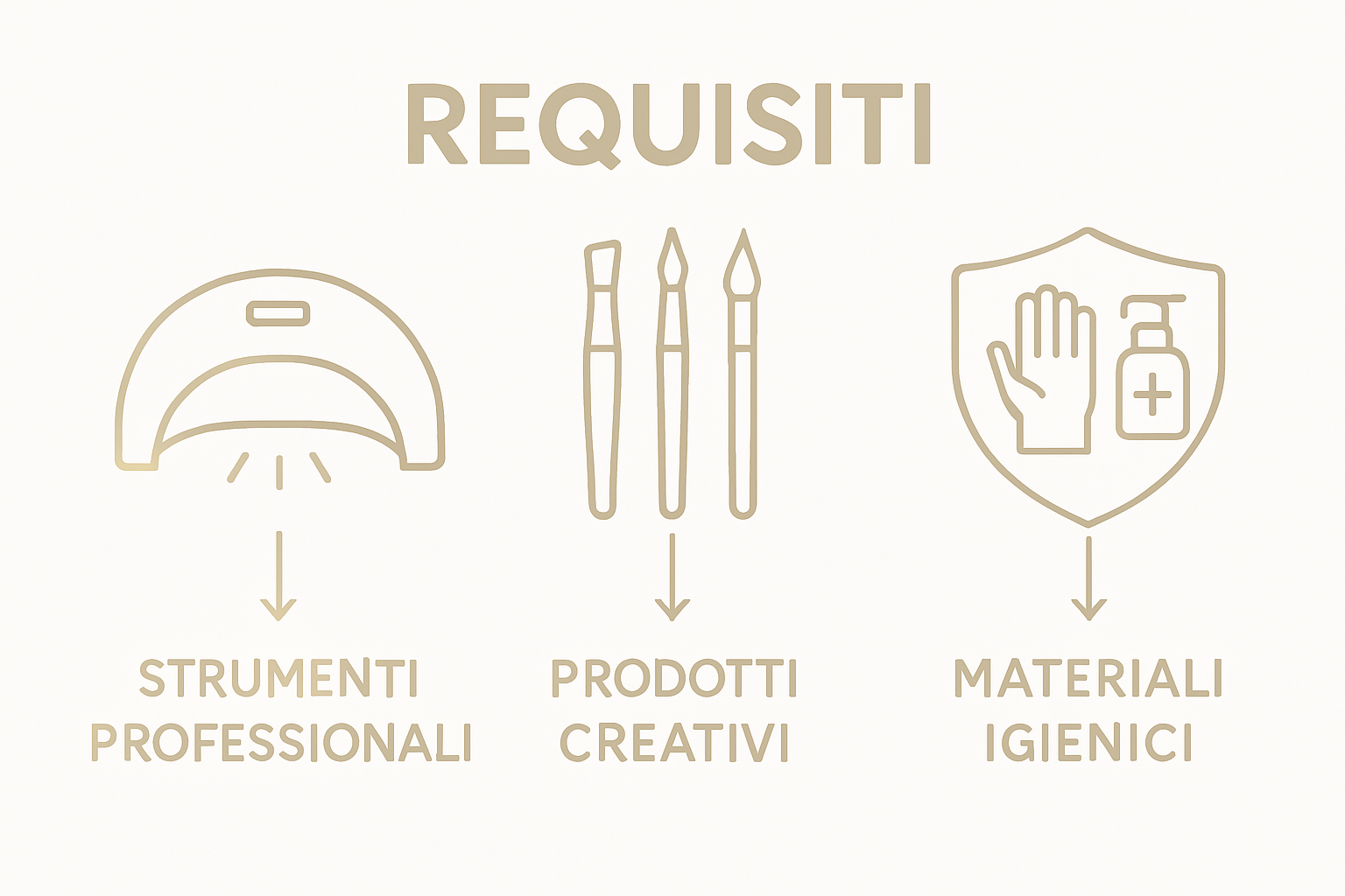 Infografica: tutto il necessario per un corso di nail art