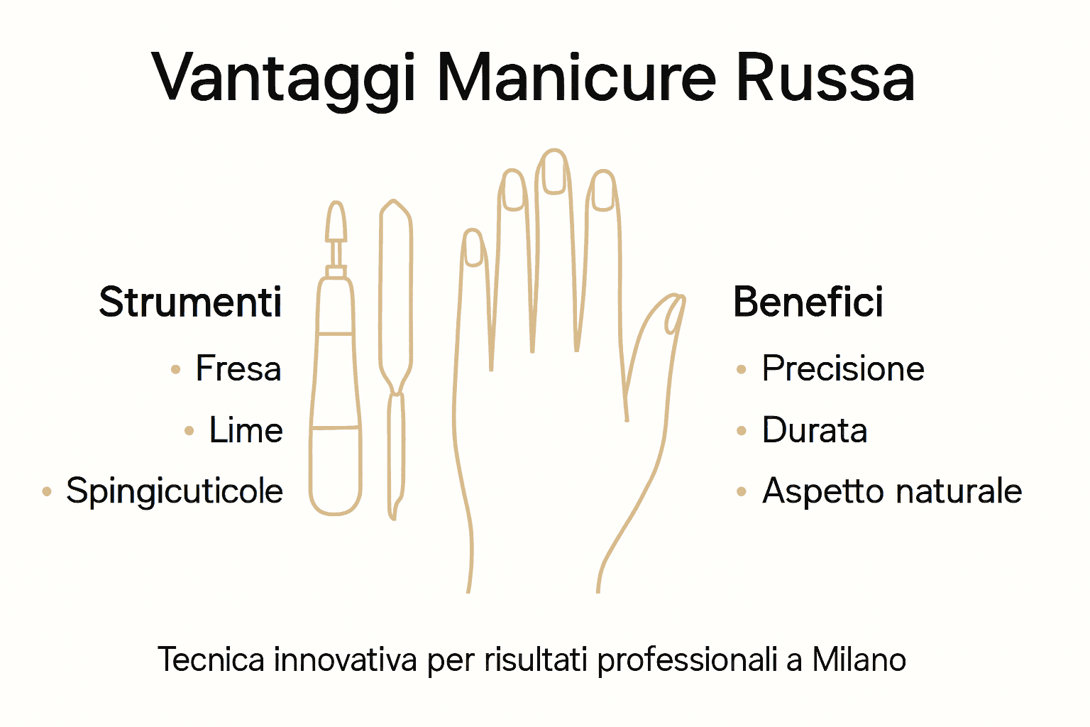 Scopri tutti i benefici della manicure russa in un’unica infografica