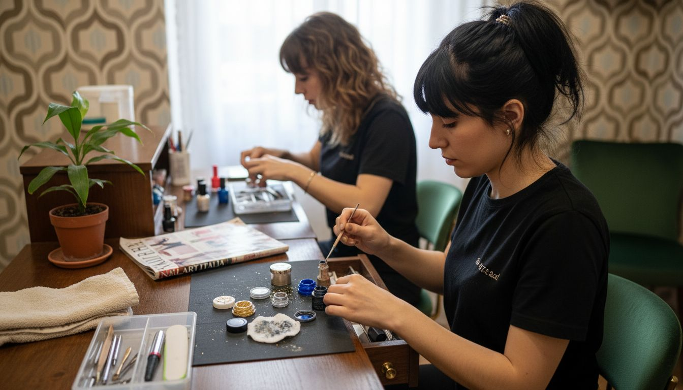 Le tecniche di nail art prevedono una corretta organizzazione di strumenti e prodotti, indispensabili per ottenere risultati professionali.