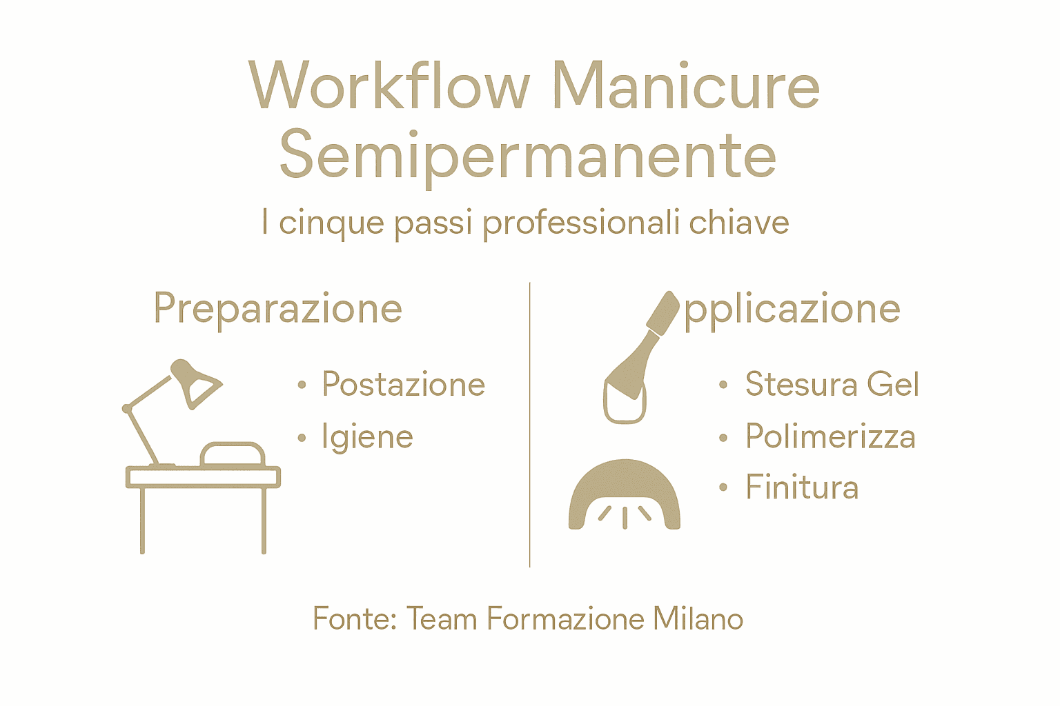Guida illustrata ai passaggi della manicure semipermanente
